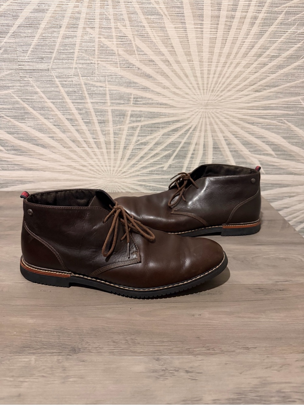 Timberland Men's Dark Brown Leather Chukka Boots